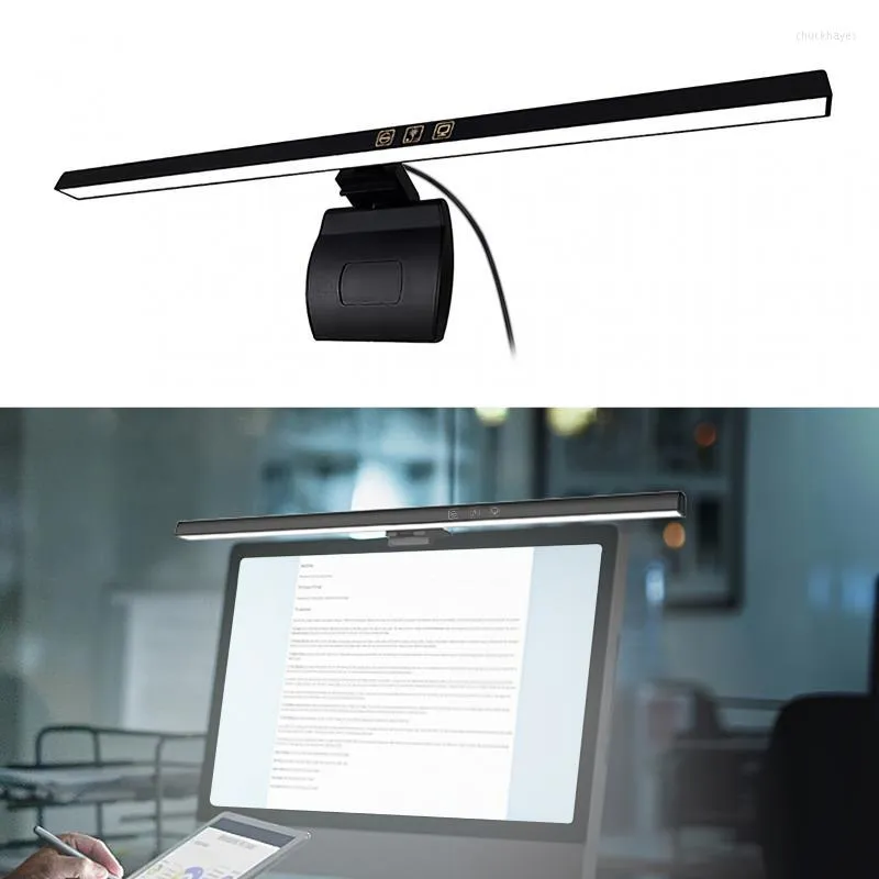 Table Lamps LED Dimmable Desk Lamp Monitor PC Computer Laptop Screen Hanging Light Bar USB