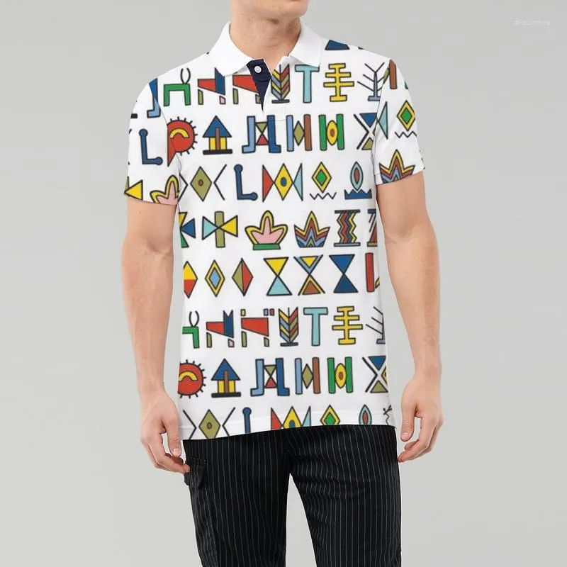 Polo da uomo con motivo divertente, stampa di lettere, unisex, disponibile in fabbrica. Polo personalizzata