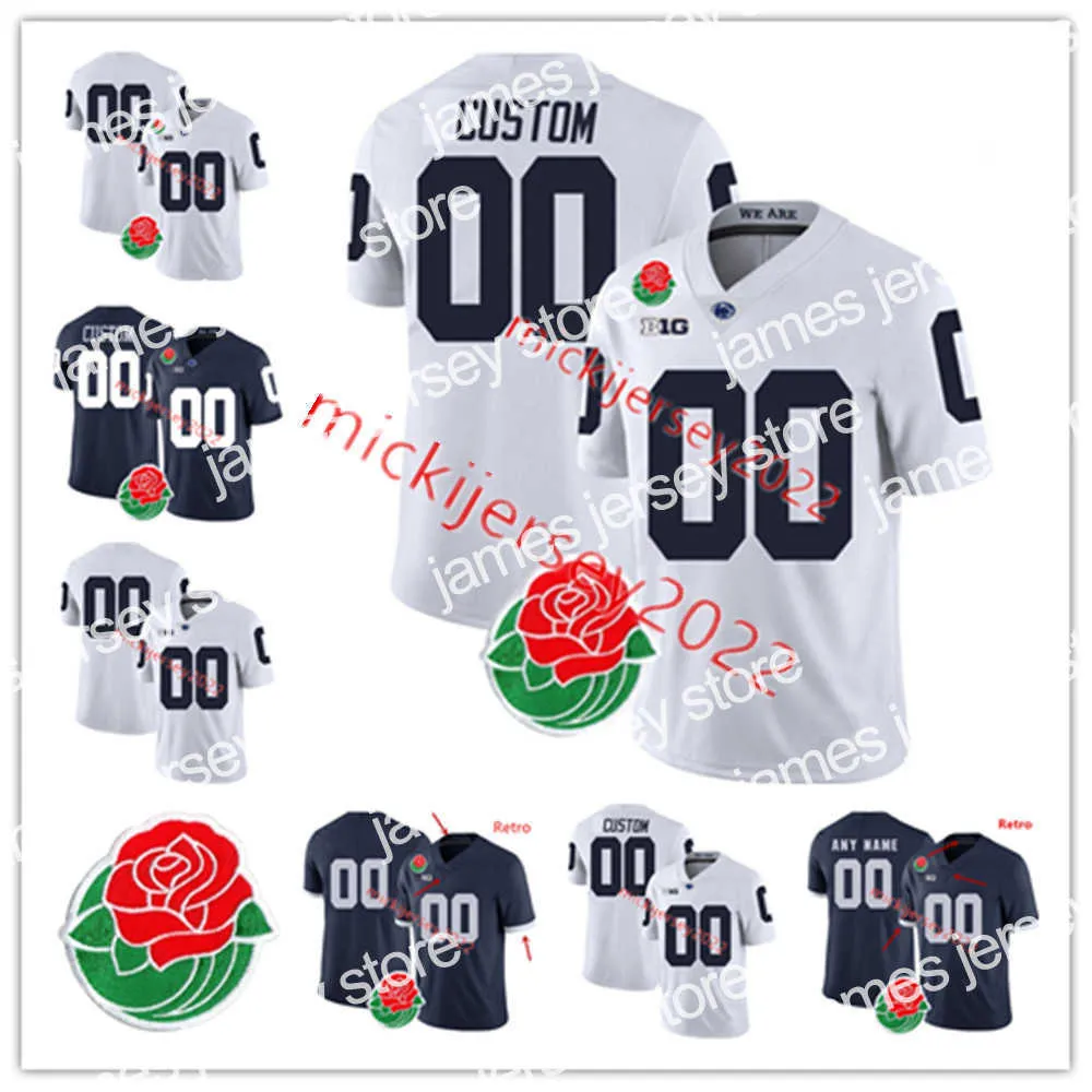 American College Football Wear 2023 Rose Bowl voetbalshirt Custom Stitched Dani Dennis-Sutton Nicholas Singleton Drew Allar Curtis Jacobs Kaden Saunders Lando