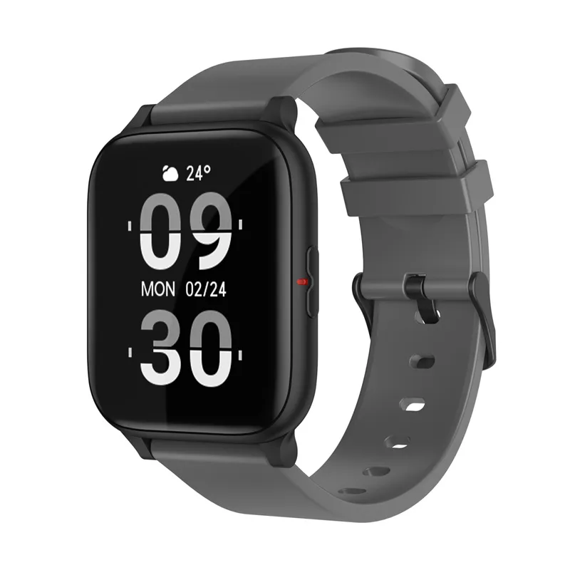 YEZHOU Pro montre intelligente hommes bricolage 1.7 ultra-mince étanche plein écran tactile Bluetooth sport Bracelet fréquence cardiaque surveillance de la pression artérielle montres intelligentes pour iOS