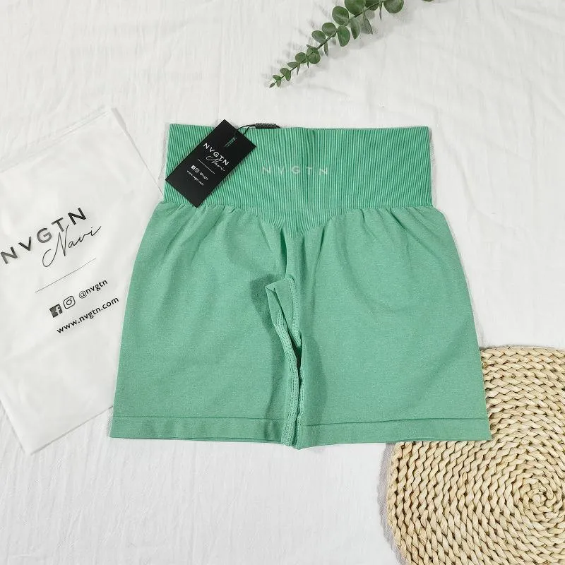 NVGTN Pro Seamless Shorts - Turquoise