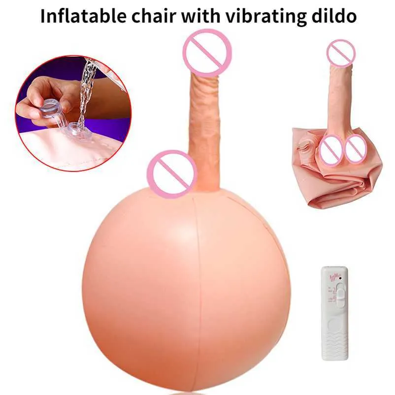 Beauty Items Dildo Inflatable sexy Chair With Dildos Position Ball Furniture Sitting On Masturbator Adult Games y Toys Toy for Wome