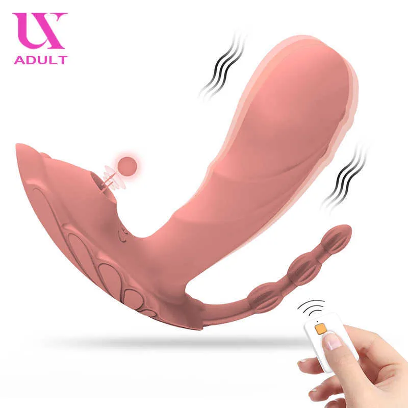 Beauty Items Wireless Remote Control Wear Dildo Vibrator Female Sucker G-spot Clitoral Stimulation Vibrating sexy Toys for Women Adult 18
