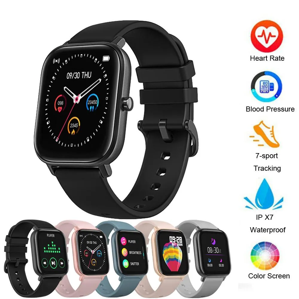 Yezhou H10 Wrist Smart Watch Men يشاهد النساء IP67 للياقة البدنية للماء الرياضة شاشة معدل ضربات القلب اللمس الكامل Android لـ AmazFit GTS Xiaomi
