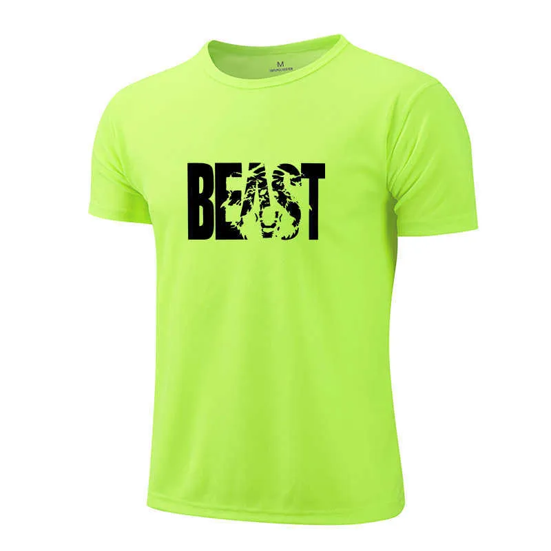 T-shirt da uomo 2022 Camicia da palestra estiva Maglietta sportiva da uomo Camicia da corsa ad asciugatura rapida Uomo Allenamento Allenamento Magliette Fitness Top T-shirt Fitness Top T230103