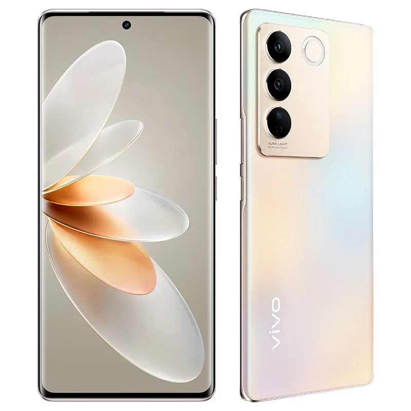 Oryginalny Vivo S16 5G telefon komórkowy Smart 12 GB RAM 256GB 512GB ROM Snapdragon 870 64MP AF NFC OTG 4600MAH Android 6.78 "120Hz Pełny ekran Identyfikator odcisków palców