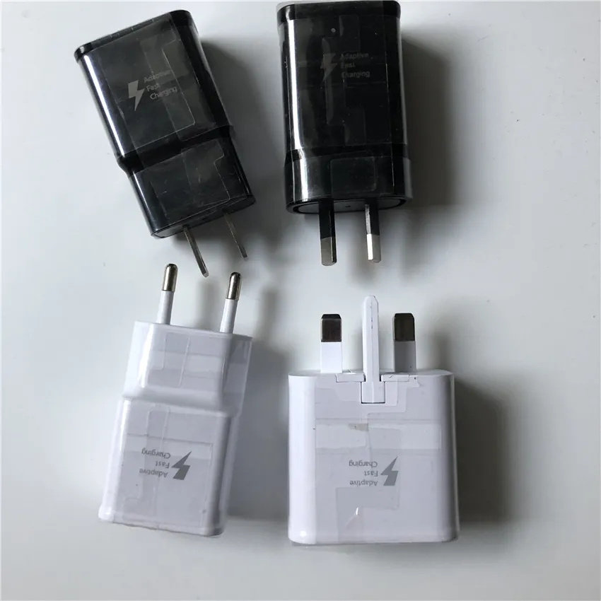 100 % адаптивной адаптивной зарядки USB Wall Wind Charger Full 5V 2A Адаптер US EU для Samsung Galaxy S20 S10 S9 S8 S6