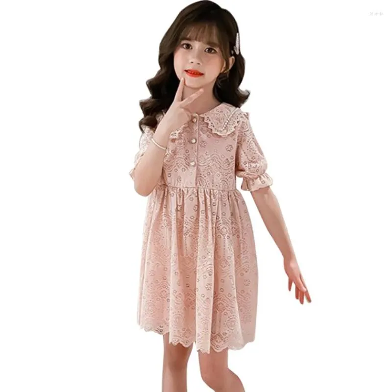 Girl Dresses Dress Lace For Cute Style Party Children Summer Girls Costumes Kids 6 8 10 12 14