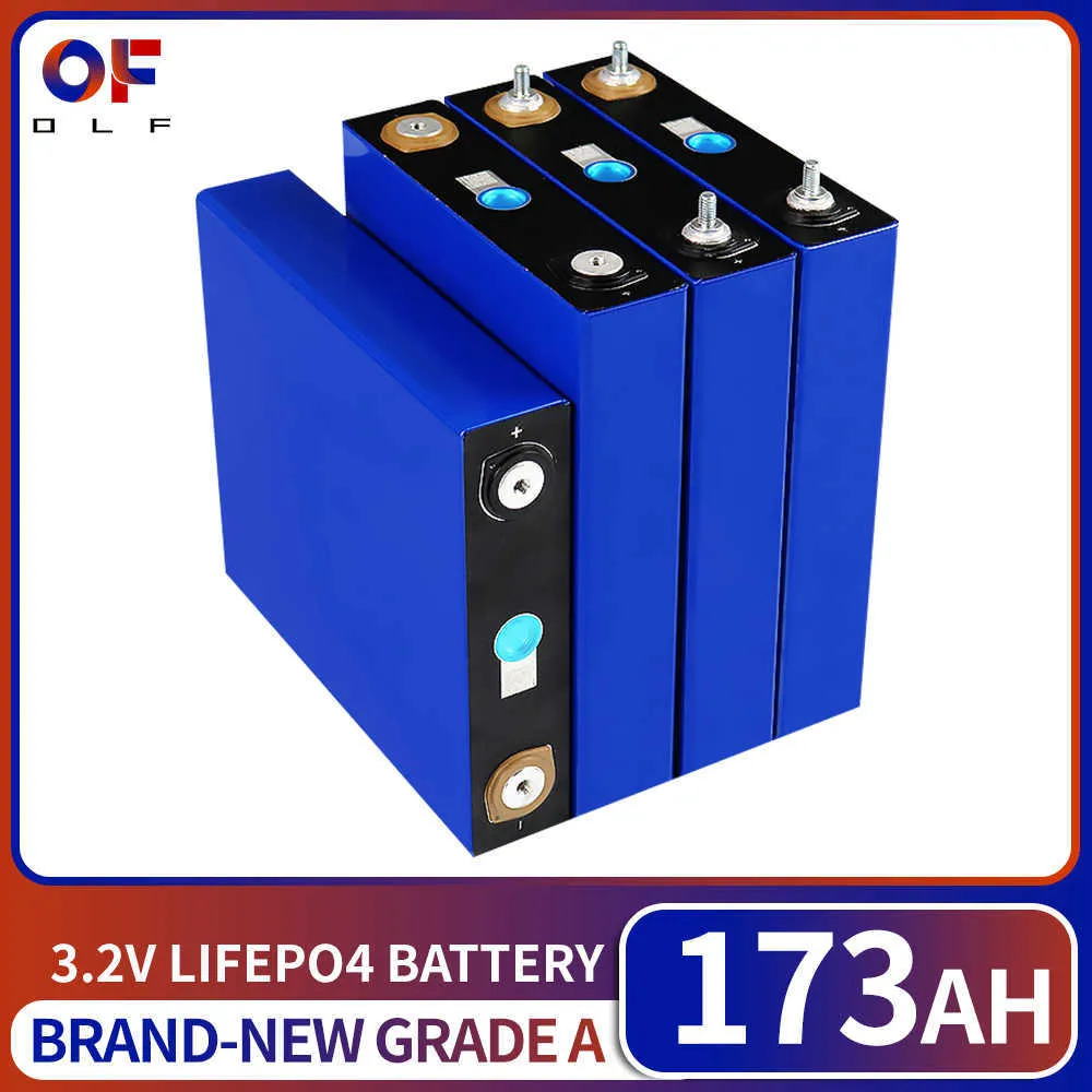 1/4/8/16/32 pièces 3.2V 170AH 173Ah Lifepo4 nouvelle batterie rechargeable Lithium fer Phosphate cellule solaire prismatique pour bateau Golf RV