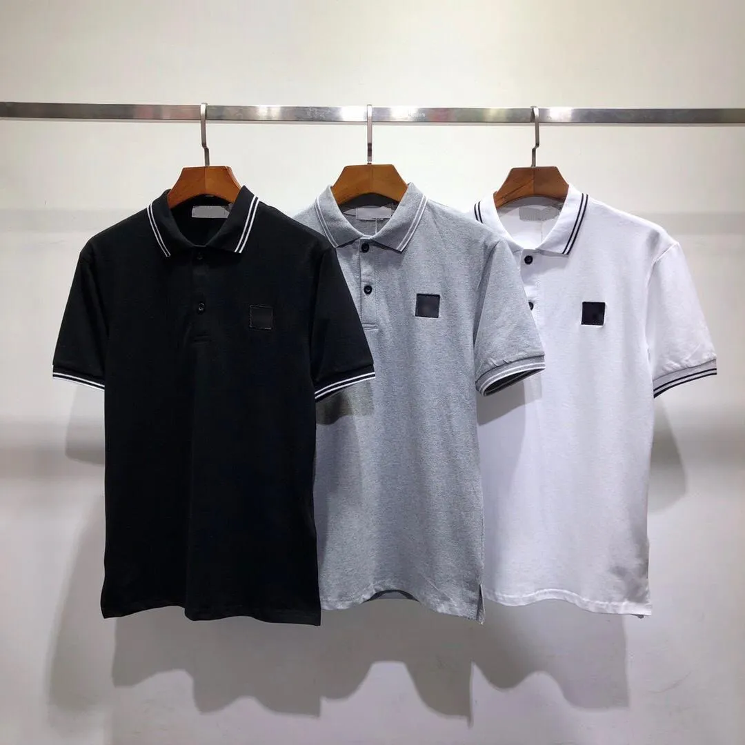 DHgate Mens Basic Polo Shirt Casual Breathable Cotton Short Sleeve T Shirt for Summer Apparel