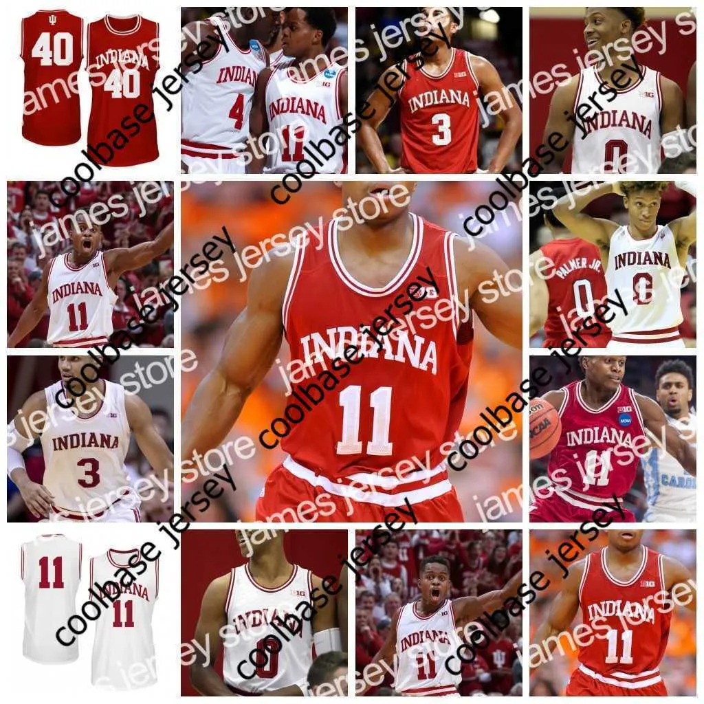 Maillots de basket-ball personnalisés Indiana Hoosiers Basketball Jersey 23 Trayce Jackson-Davis 22 Geronimo 5 Malik Reneau Miller Kopp 1 Jalen