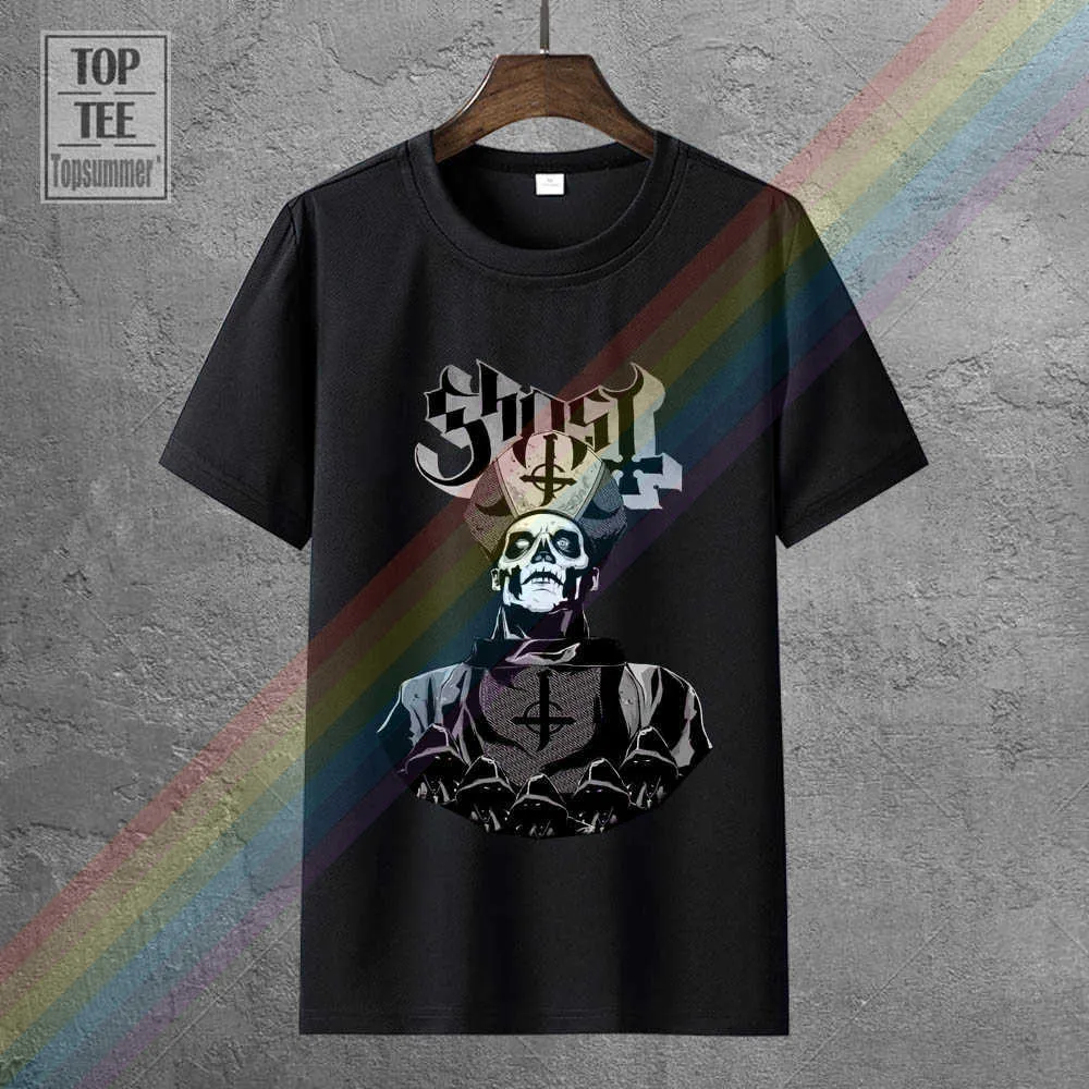 Erkek Tişörtleri Hayalet İsveçli Heavy Metal Band Tee Tshirt Yeni Erkekler T Shirt T230103