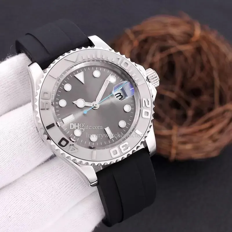 Mens Watches 40mm Mechanical Automatic Wristwatch Metal Bezel Fashion Watch Self-Winding Movement Wristwatches Stainless Steel Strap Casual Clock montre de luxe