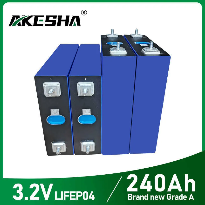 Lifepo4 Pil 240AH 12V 24V 48V Güneş Şarj Edilebilir Pil 3.2V 230AH Lityum Demir Fosfat Hücre Forklift EV Golf Sepeti Takım