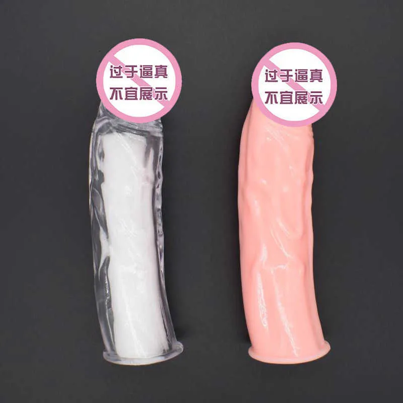 Extensions Lengthened and thickened male wolf tooth set Crystal 7cm Adult sex toy WVFK