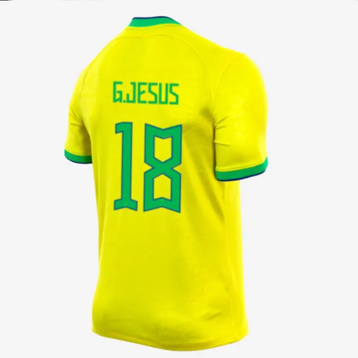22 23 BrazilS World Cup Soccer jerseys MARCELO PELE PAQUETA NERES COUTINHO  FIRMINO JESUS VINI JR 2022 2023 BrasilS football Shirts kids kit Men women