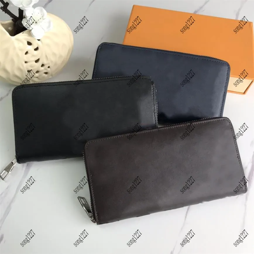 Luxurys Designers Bags 600 carteiras de gravação 17 necessidades para sair do bolso com zíper com 3 bolsos planos195m