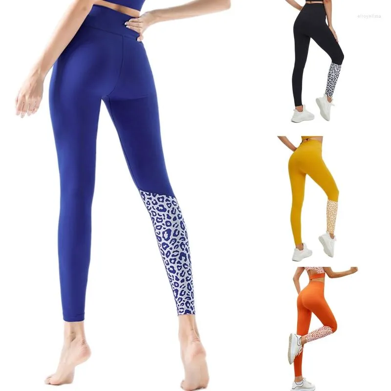 Active Pants Women's Naked Feeling Workout Leggings Hög midja Yoga Tät diamantklass Nylon Tummy Control Slimming Pencil Bottoms