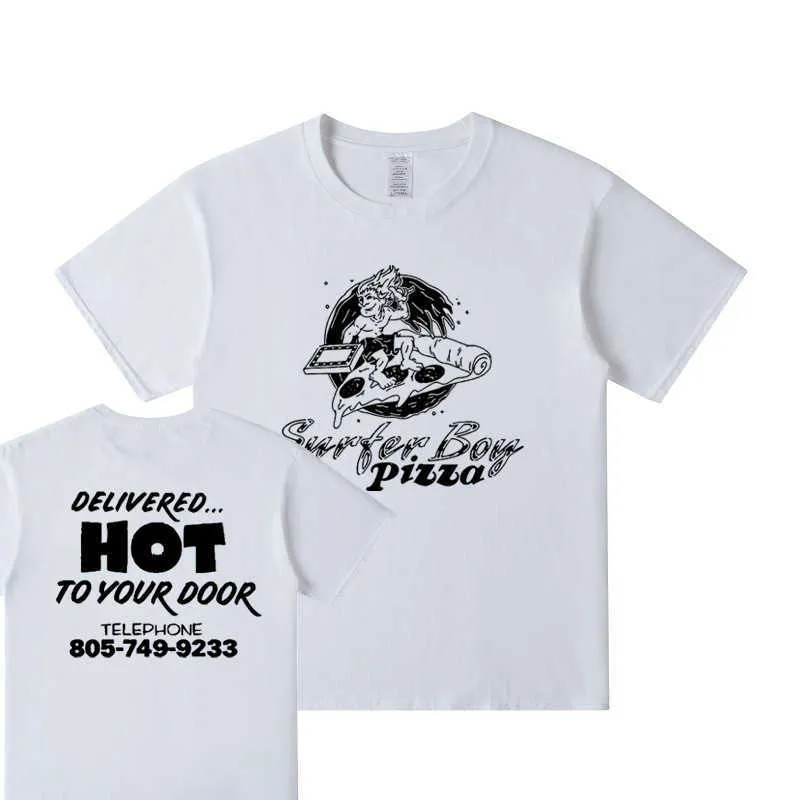 T Shirt Da Uomo Surfer Boy Pizza T Shirt Stranger Things Pizza Team Argyle Magliette  Divertenti Donna Uomo Cotone Novità Tees Harajuku Streetwear T230103 Da  10,63 €