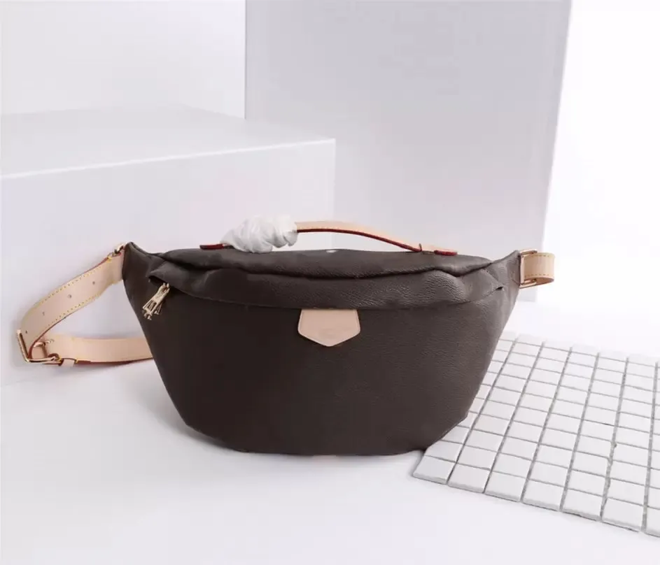 Luksurys projektanci bombag kobiety męskie torebki bum pasa torebki klatki piersiowej Crossbody Crossbody Cross Body torebki skórzane dama torebka na ramię M43644