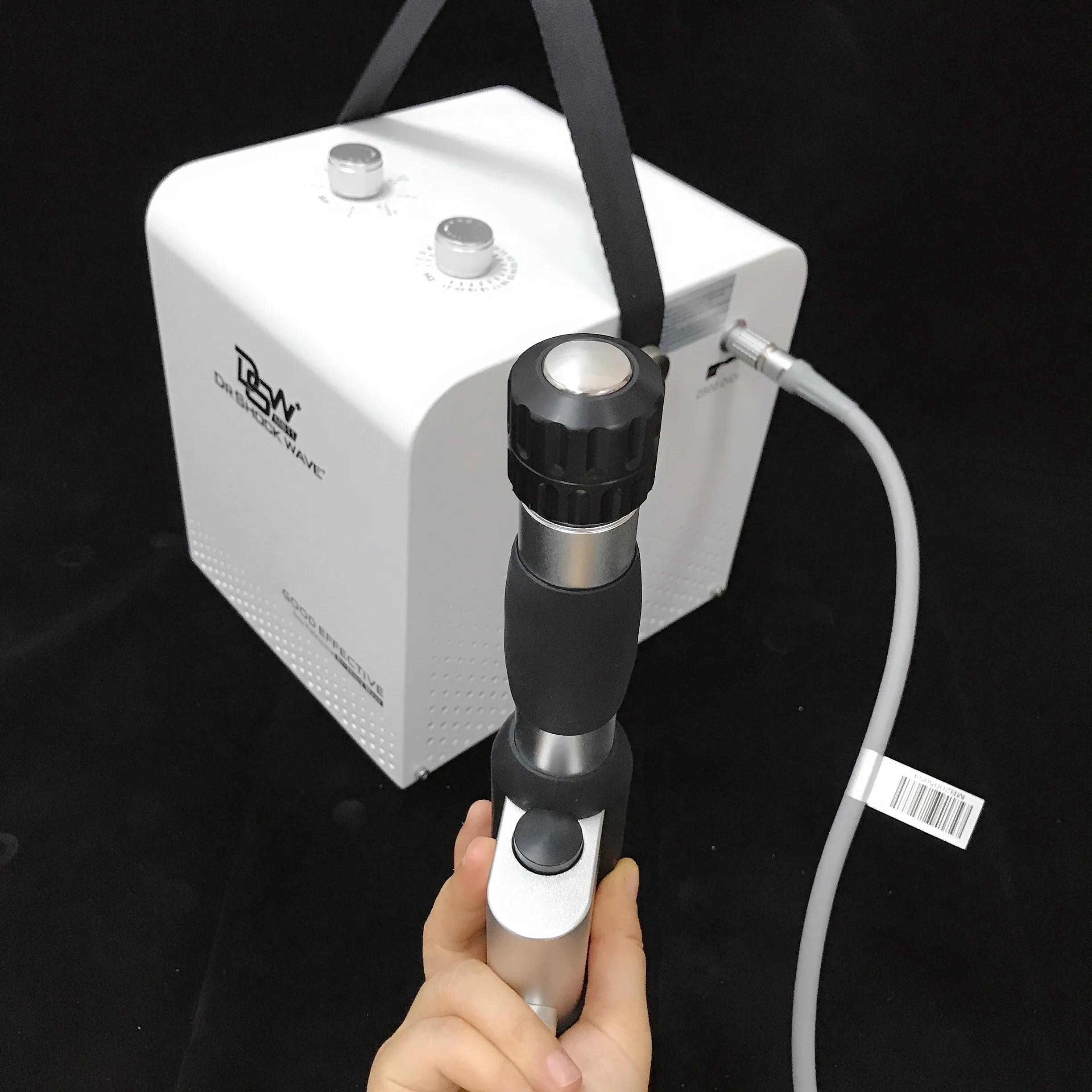 Shockwave Therapy Machine för klinikoman Använd bärbar snabbt smärtlindring Extrakorporeal Shockwave -terapimaskin till salu