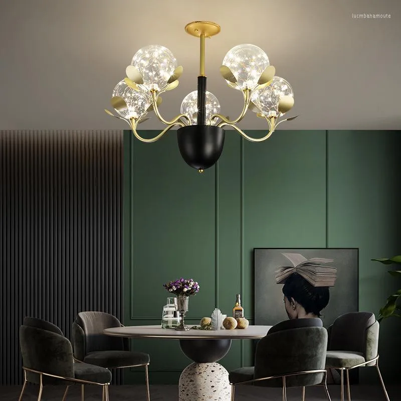 Chandeliers Living Room Lamp Modern Minimalist Led Headlight Dining Bedroom 2023 Nordic Creative Indoor Lamps Chandelier