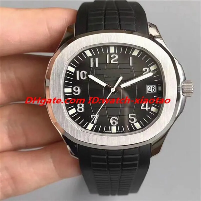 Lüks saat 5 tarzı erkek 5167r aquanaut ekstra büyük 18kt gül altın kahverengi kadran 40mm kauçuk kayış otomatik moda erkekler watc246f