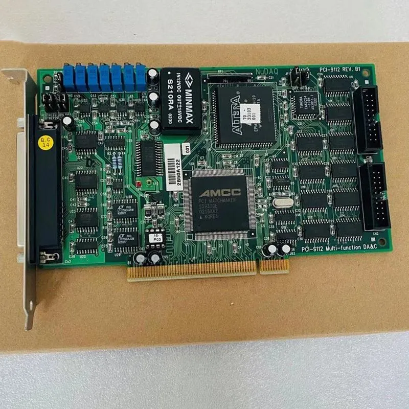 Carte mère PCI-9112 REV. B1 pour carte d'acquisition de données multifonctionnelle ADLINK Linghua PCI parfaitement testée