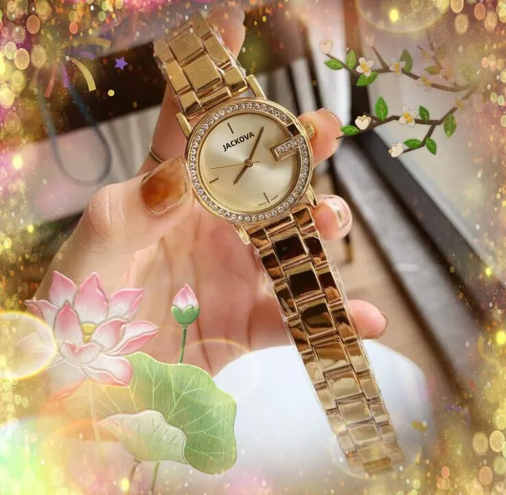 Populaire US Diamonds Ring Bee Petites femmes Montre Hip Hop Iced Out Designer Montres Quartz Mouvement Lovers Horloge Montre-bracelet montre de luxe cadeaux