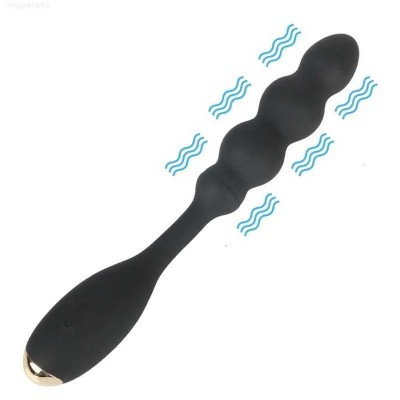 Massaggiatore giocattolo del sesso G-Spot 9 modalità vibratore anale massaggio prostatico plug stimolatore del clitoride giocattoli per uomini donne