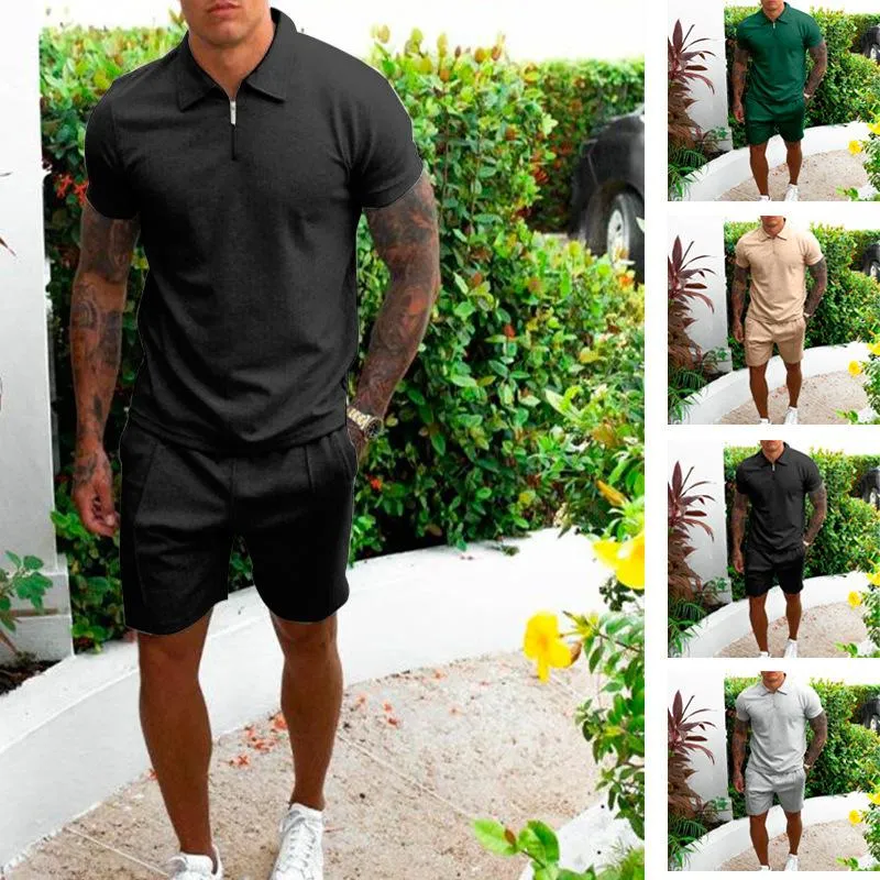 Męskie dresy 2023 Letni ubrania mężczyźni 2 -częściowy zestaw bawełniany swobodny pot o cenie męskiej odzieży sportowej jogging jogging jooger Slim Fit Sets