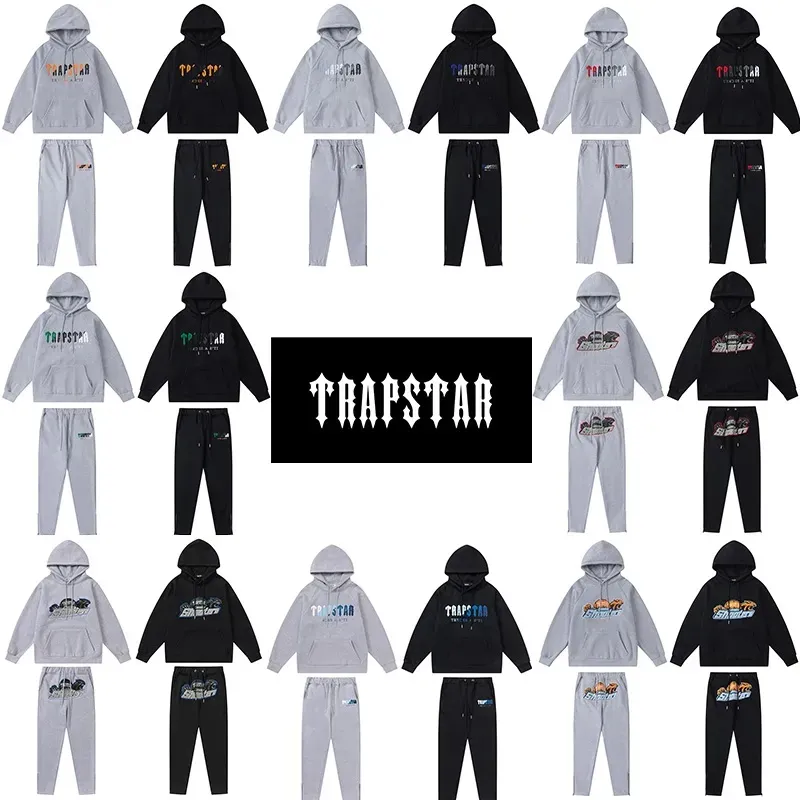 Trapstar Designer Mens Tracksuit Rainbow Towel Embroidered Tracksuits ...