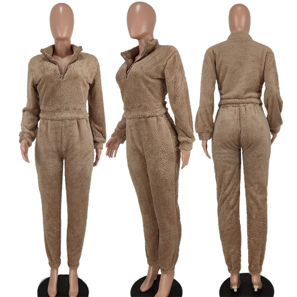 Tuta Sportiva Donna 2 Pezzi Autunno – Felpa Con Cappuccio E Pantaloni Larghi, Comoda Per Jogging, Yoga E Relax