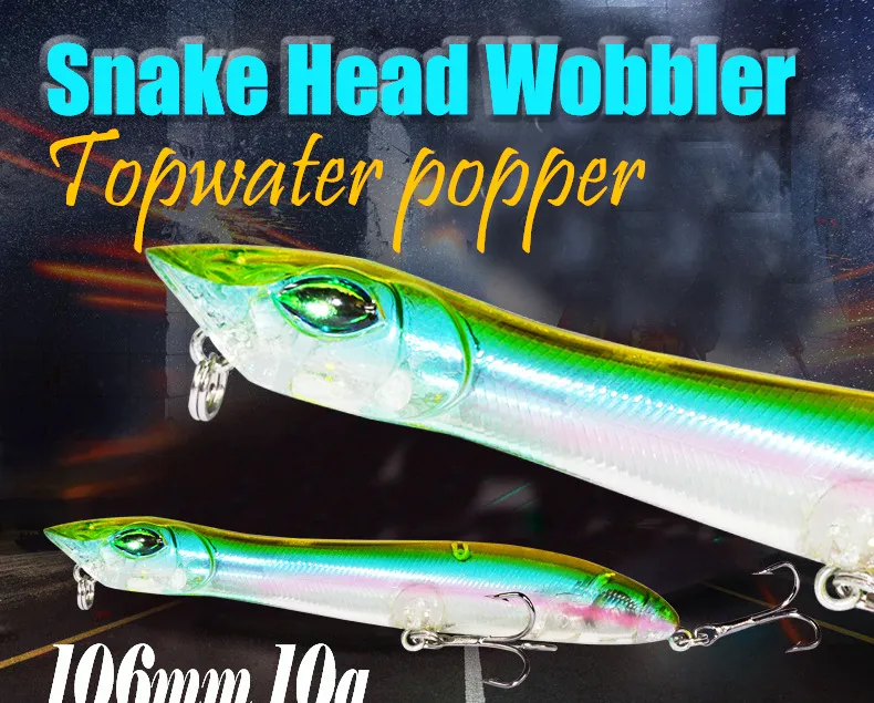 Long Casting Pencil Popper Minnow Lure For Topwater Fishing Trembling  Sinking Dog Walker And Striped Bass Pike Trout Bream From Yala_products,  $3.66