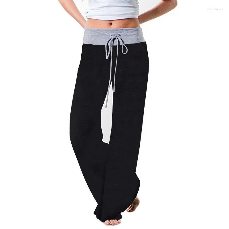 Women's Sleepwear Full Length Women Polyester Pant Homewear Flower Pajamas Soft Autumn Pants Drawstring Sexy Stripe Casual Plus Size