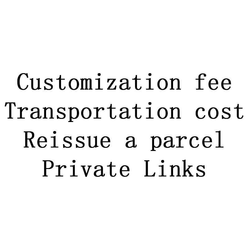Tarifa de personalizaci￳n Costo de transporte de ABS Reedici￳n Un parcela enlaces privados
