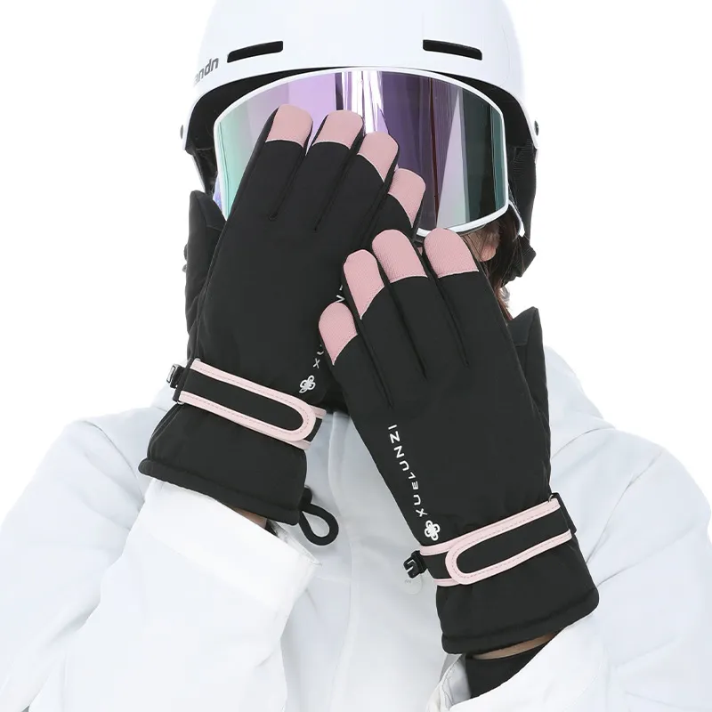 Guantes De Esquí Invierno Mujer Con Función De Pantalla Táctil Térmico  Cálido Nieve Impermeable Snowboard Mujer Hombre 230104 De 10,01 €
