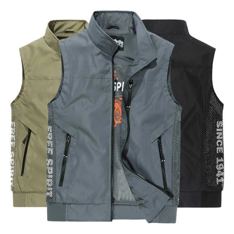 Giacche da esterno Felpe con cappuccio Moda da uomo Quick Dry Multi-tasca Pesca Escursionismo Viaggi Gilet militare Campeggio esterno Fotografia Gilet da campo Giacche Uomo Top 0104