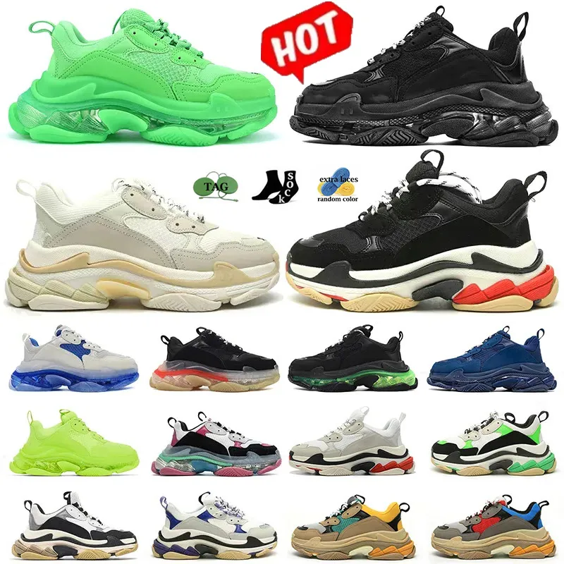 Designer Triple S Platform Oversized Atletische Schoenen Voor Mannen En Vrouwen Luxe Mode Sneakers Voor Joggen Van Buiten En Wandelen Van 40 28 DHgate