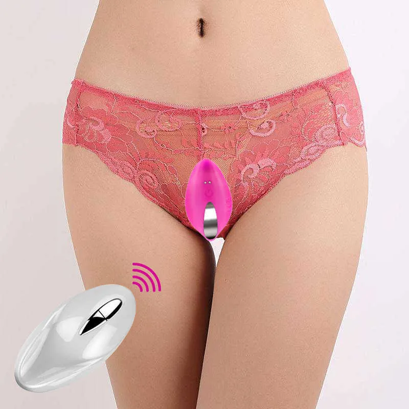 Güzellik Ürünleri Şarj Edilebilir Kablosuz Uzaktan Kumanda Vibrator 10 Titreşim Modları Giyilebilir C String Panties Pudendum Silikon Masajı Kadınlar için