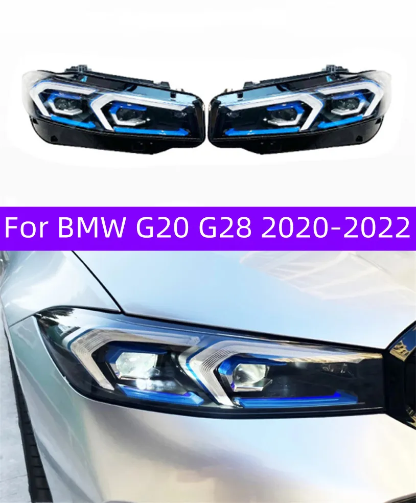 Lampa główna do BMW G20 G28 LED Reflight 2020-2022 Reflektory 3 seria M3 DRL Sygnał Anioła Angel Angel Eye