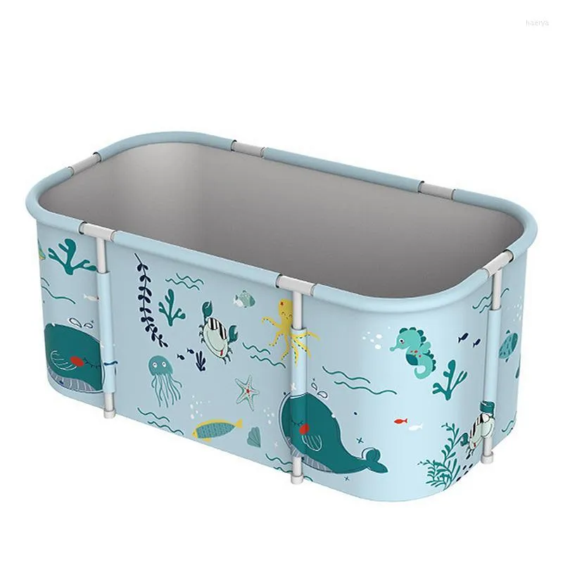 Sacs de rangement baignoire portable épaississement pliant maintenant efficacement la baignoire Spa à température froide pour les petits espaces