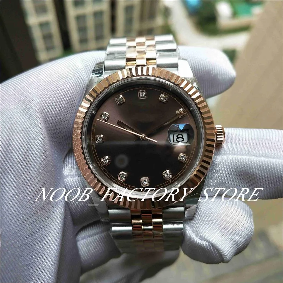 Męskie automatyczne 2813 Ruch 41 mm zegarek klasyczne zegarki 904L Pasek ze stali nierdzewnej BP Factory Diamond Tiving Na ręce nurkowe WI246B