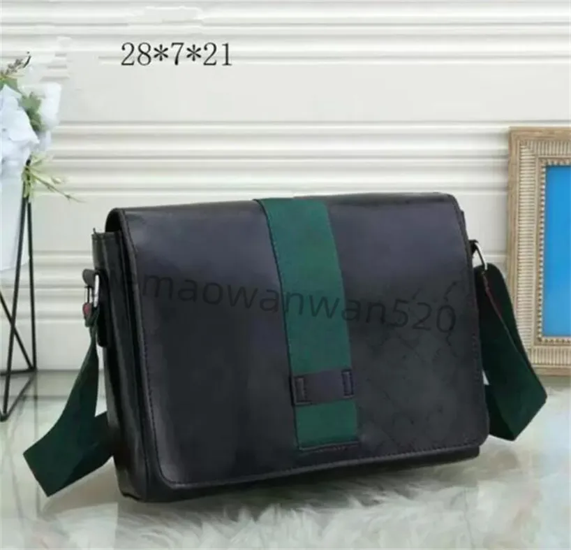 서류 가방 남자 가방 어깨 Crossbody 메신저 가방 럭셔리 망 디자이너 가죽 더블 G Ophidia 줄무늬 핸드백 지갑 비즈니스 컴퓨터 가방의 배낭