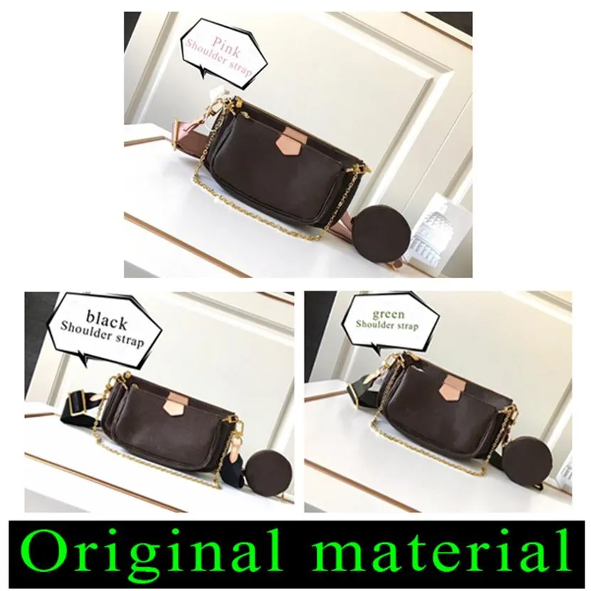 selling Luxurys Designers bags shoulder handbag fashio wallet phone Three-piece combination bags M44823249w