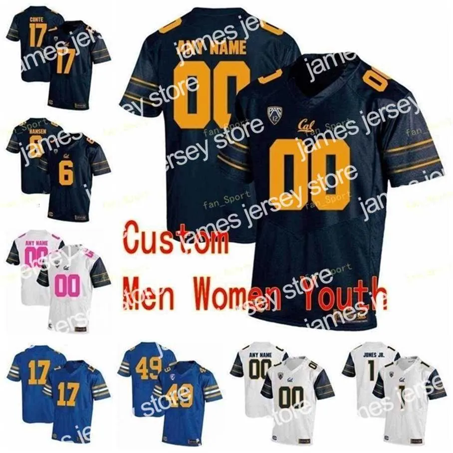 American College Football Wear Thr NCAA College Jerseys 6 Devon Modster 7 Chase Garbers 7 Davis Webb 8 Aaron Rodgers 9 CJ Anderson 99 Wesley Walker Custom Football