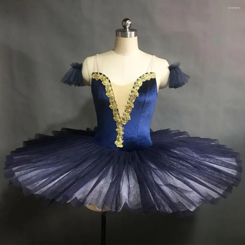 Stage Wear volwassen kinderen ballet tutu rok professional luiermeisje meisje zwart zwaan kostuum jurk voor meisjes dames pannenkoek ballerina