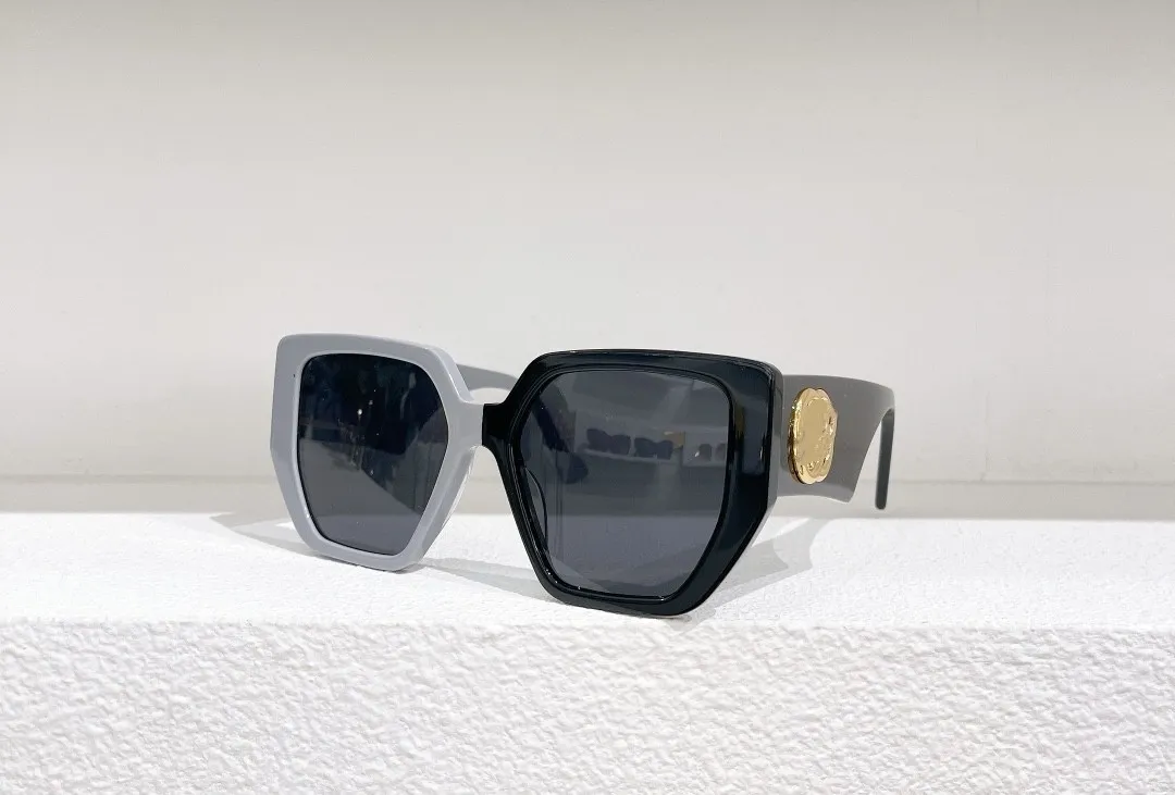 Высококачественные женские и мужские солнцезащитные очки Shield Негабаритная ацетатная рама для очков