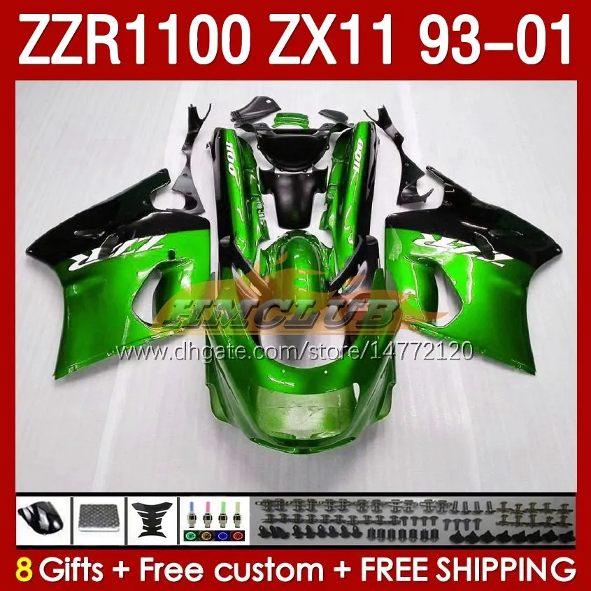 가와사키 닌자 ZX-11 r ZZR-1100 ZX-11R ZZR1100 ZX 11 R 11R ZX11 R 1993 1994 1994 1995 2000 2001 165NO.0 ZZR 1100 CC ZX11R 93 94 95 96 97 98 99 00 01 페어링 키트