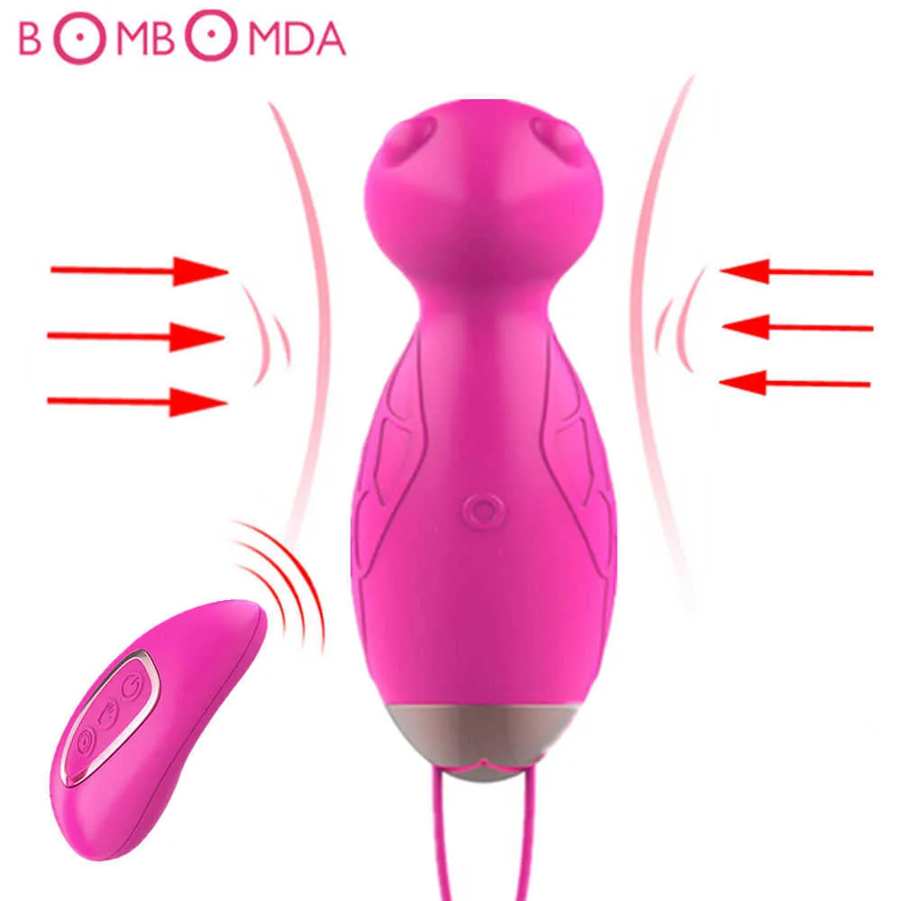 Beauty Items sexy Toys For Woman Vibration Vaginal Balls Ben Wa Vibrator Remote Control Silicone Pressure Sensor Massage 10 Speeds Pussy